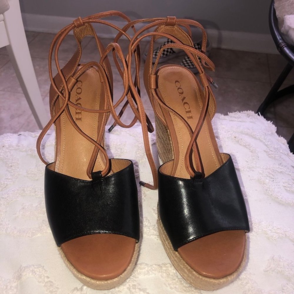 Coach Wedges Women size 8.5